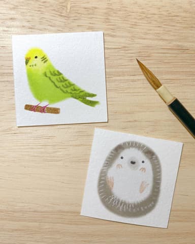 もふもふイラスト