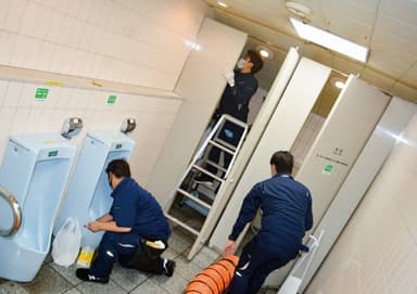 トイレ41箇所すべて施工