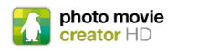 「photo movie creator HD」 ロゴ
