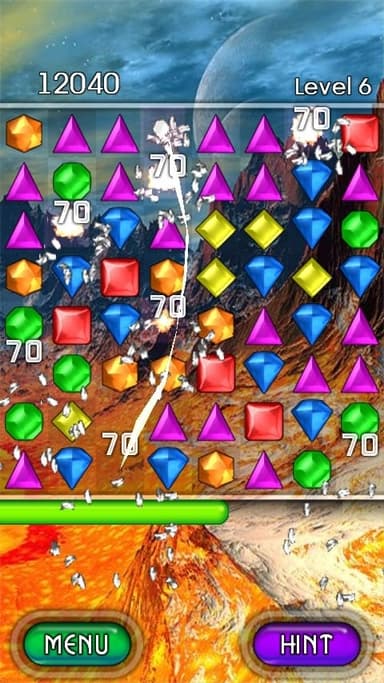 「Bejeweled(R) 2」 ゲーム画面