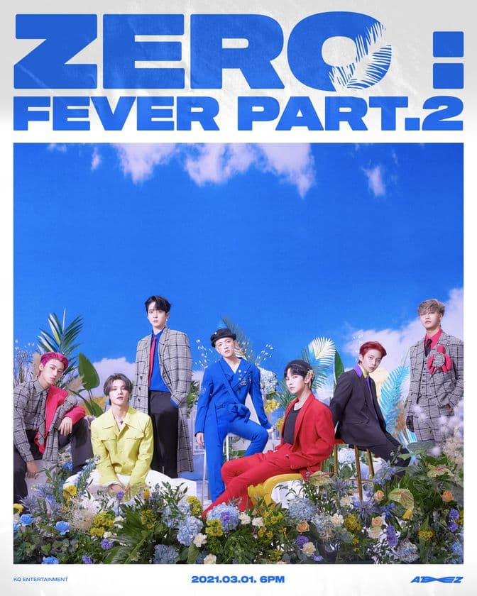グローバルK-POPグループ ATEEZ　
韓国で3月1日発売の新アルバム「ZERO：FEVER Part.2」
正規日本輸入盤、最速予約開始！
オンラインリリースイベントの開催も決定!