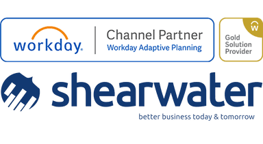 ShearwaterはWorkday Adaptive Planningのゴールドパートナーです