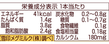 栄養成分表示