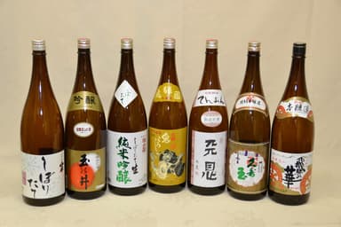 飛騨高山7蔵の自慢の地酒が勢ぞろい