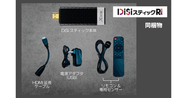 DiSiスティックR　同梱物
