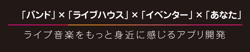 ライブハウスとアーティスト・バンドを結ぶマッチングアプリ
【My Booking Agent】がクラウドファンディング開始！