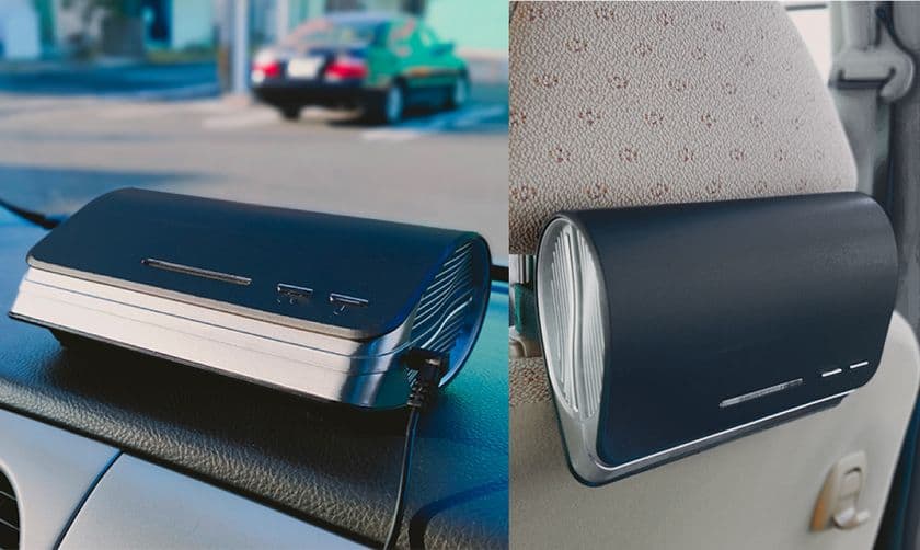 UVCとHEPAフィルターをダブルで搭載した
自動車専用の空気清浄機「ULTRAIR VC(アルテアVC)」　
“CAMPFIRE”にて2021年3月8日(月)より販売開始！