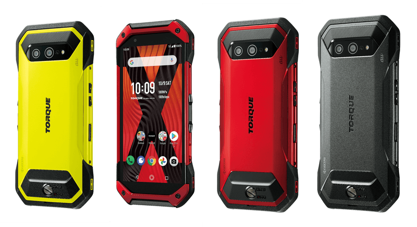 京セラ国内初の5G対応タフスマートフォン
「TORQUE(R) 5G」　ついに登場！