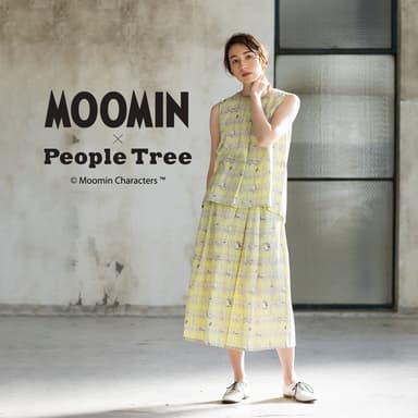 ムーミン谷の夏まつり ブラウス・スカート
