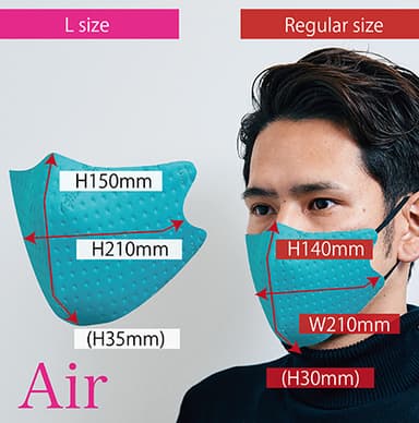 Co-que Air　SIZE