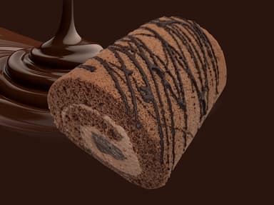 チョコレートによる飾りつけ