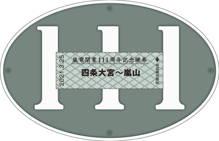 嵐電開業111周年