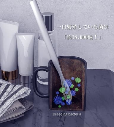 一晩で約18&#44;000個の菌が繁殖