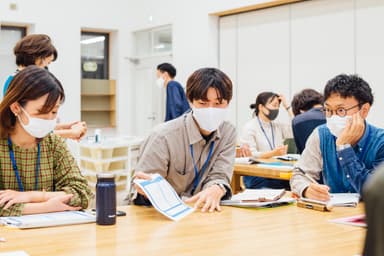 令和2年度鹿児島市気候変動アクションかごしま創出事業「ゼロカーボンラボ」のワークショップの様子