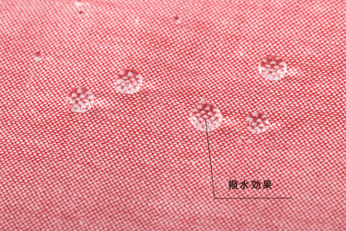 レインビーズの驚きの撥水性