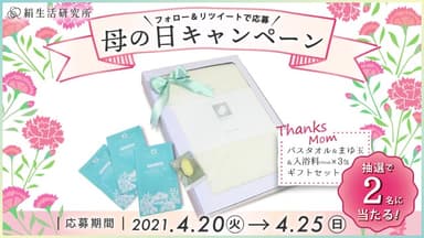絹生活研究所 母の日プレゼントTwitterキャンペーン