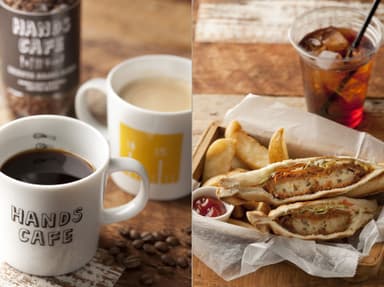 カフェメニューの一例