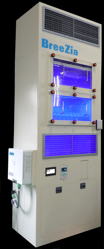 次亜塩素酸水を用いた大空間除菌消臭加湿装置
「BreeZia(ブリージア)」を発売