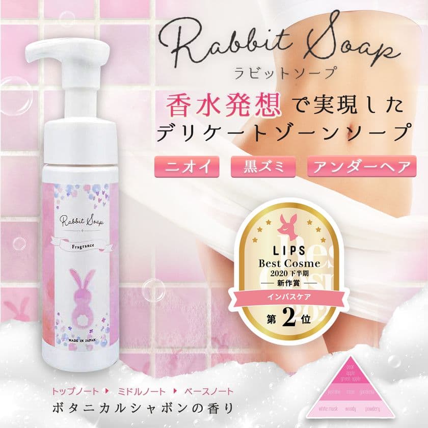 Rabbitsoap(ラビットソープ)、一部商品仕様変更と取扱店舗拡大　
～ITS'DEMO(イッツデモ)様、LOFT様、イオン様で
お取り扱いを開始～