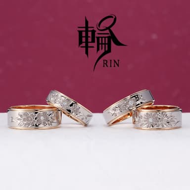 輪 -RIN- 花4種(さくら・すいせん・うめ・きく)