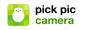 「pick pic camera」ロゴ
