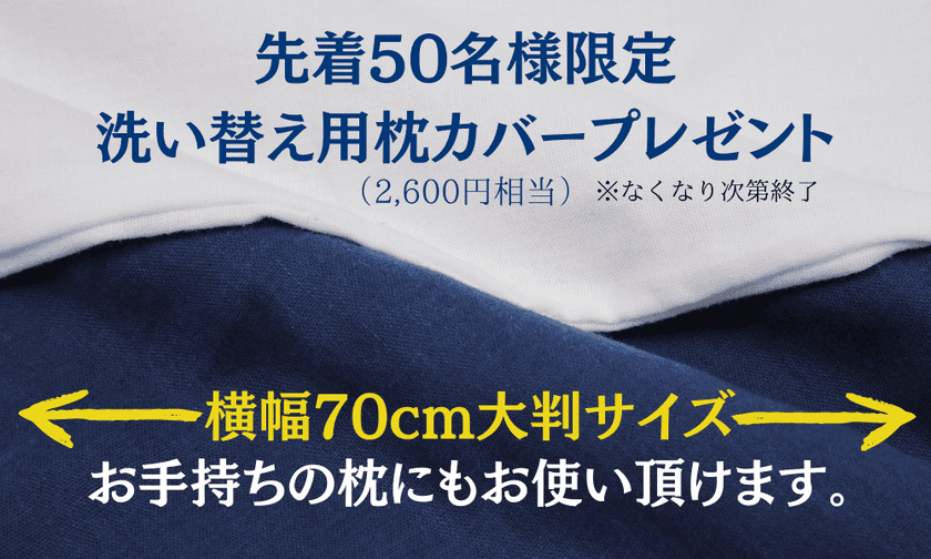 育てるほどふっくら創業100年の伝統技法
和ざらし2重ガーゼ枕カバー×防ダニ枕を
Makuakeにて6月1日より先行発売