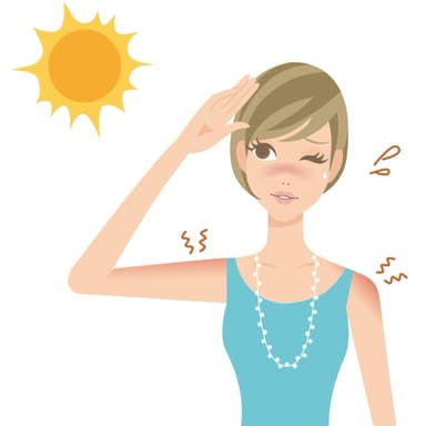 夏の紫外線は素肌の大敵しかも空気は熱伝導率が低いのでかえってCOOL SILVER長袖を着た方が涼しい