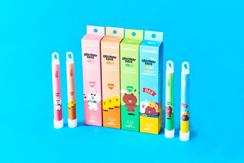 世界で累計150万本販売のペンタイプ空間消臭剤Dr.Cloが
日本オリジナルLINE FRIENDSパッケージデザインで新発売　
コロナ禍で増えた車内食事の臭いや自宅ゴミ箱の消臭用途等に人気