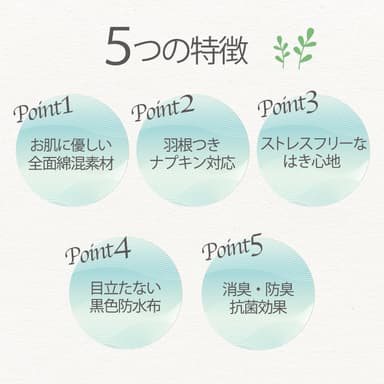 5つの特徴