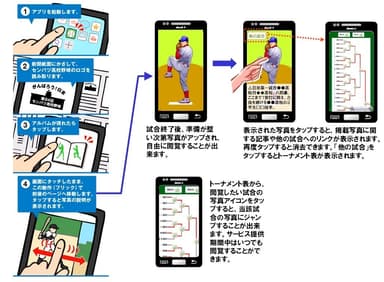 「センバツ84」のユーザー利用イメージ