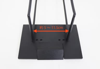 約5～11.5cmのタイヤ幅に利用可能