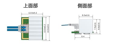 「I-PEX EOM」の外形寸法
