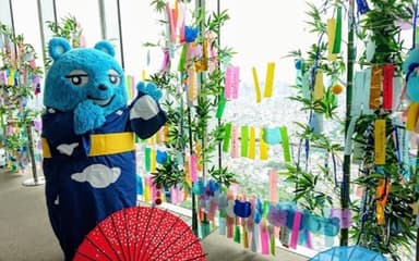 【昨年の七夕イベントの様子】