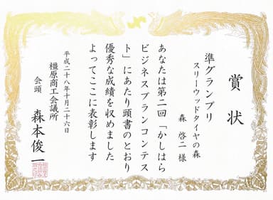 かしはらビジネスプランコンテスト
