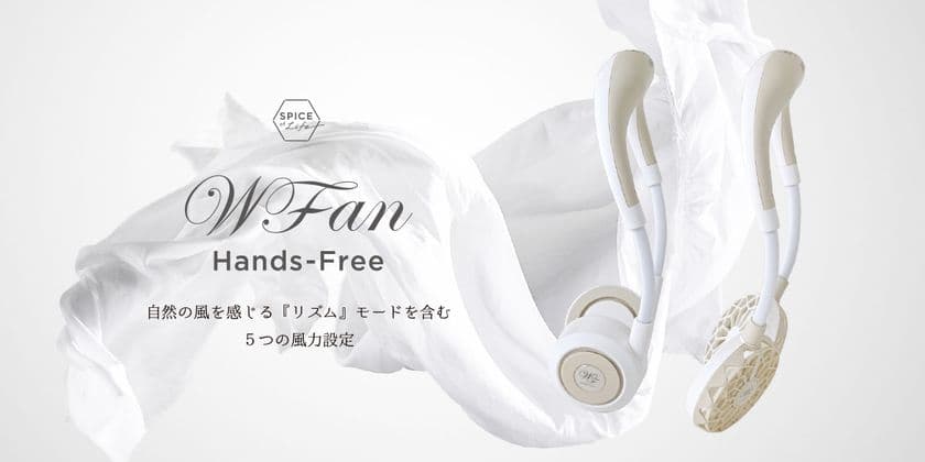 猛暑とマスク生活で熱中症が急増中　
暑さ対策ハンズフリー扇風機の販売数が累計200万台を突破！