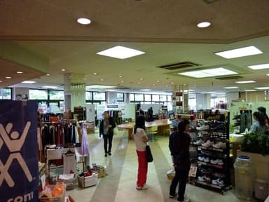 企業のセール販売ブース