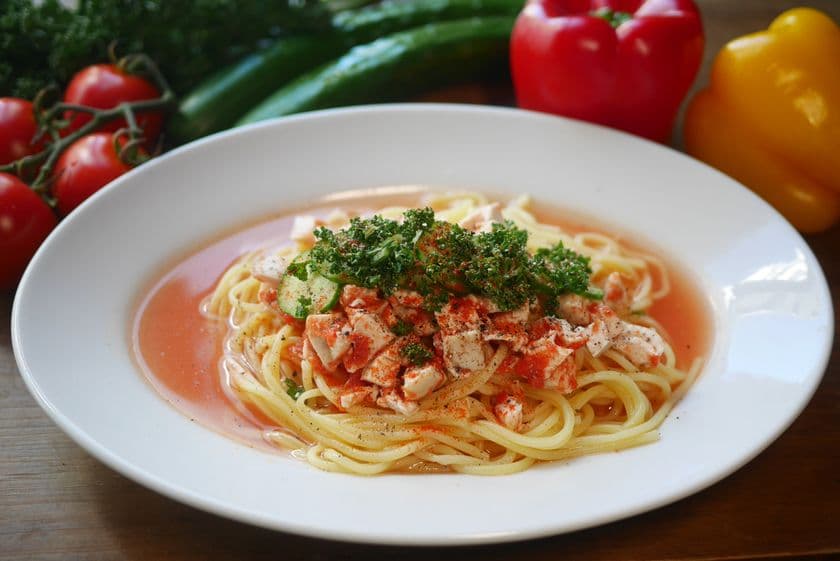 涼感夏麺！奥池袋のカフェ『ROCKET CAFE』に夏季限定の
新メニュー『冷やしミートソーススパゲッティ』が登場