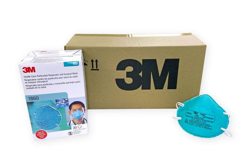 N95「3M1860マスク」正規 USA品　緊急入荷！注文受付開始　
～安心の医療法人仕入品で即納・小ロット・低価格～