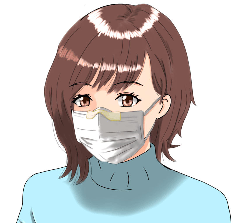 不織布マスクを効果的に装着できる画期的な器具
《Mask Plus》を開発！ウイルスや花粉などの吸い込みを低減
