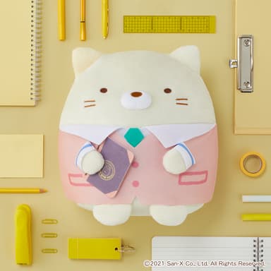 D賞：社会のねこ先生ぬいぐるみ(イメージ)