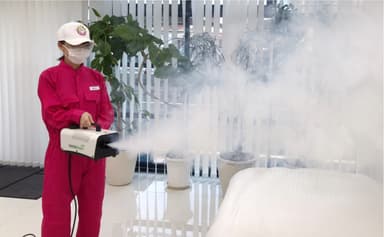 バクタクリーン噴霧作業(1)