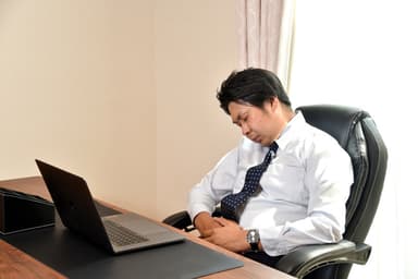 首の負担は大きいですよ...