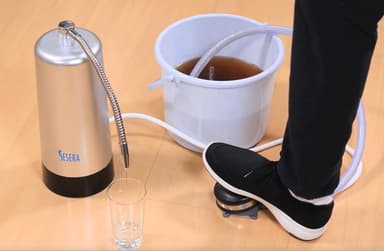 足踏みポンプ使用例