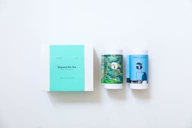 「Beyond the Tea -台湾フルーツ烏龍茶」黄金柚子×巨峰葡萄烏龍茶セット 1&#44;080元(約4&#44;230円)