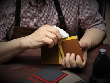 エッジの仕上げを3回繰り返す正統仕上げ作法