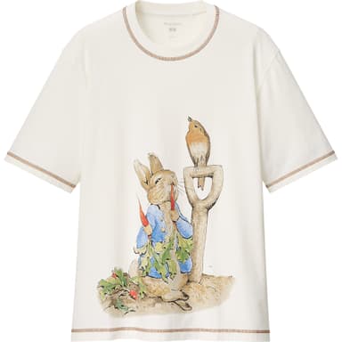ピーターラビット(TM)オーバーサイズT　OFF WHITE
