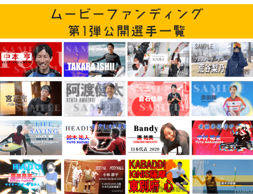 動画購入を通じてスポーツ選手の応援ができる
「ムービーファンディング」β版をリリース