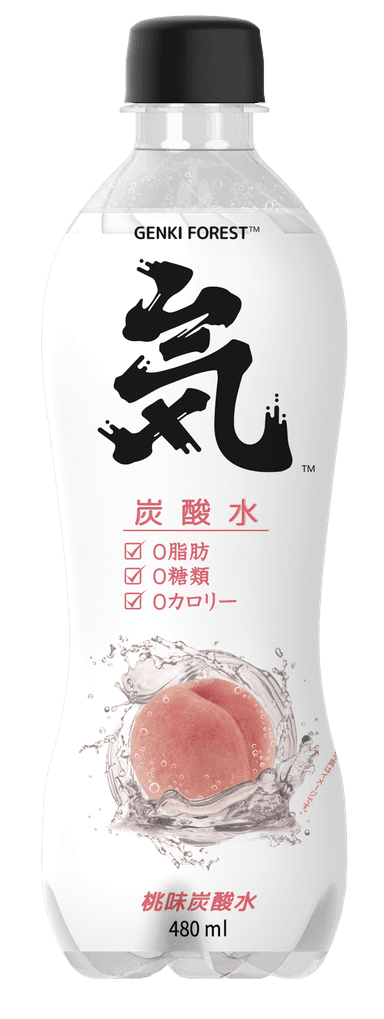 元気森林 炭酸水 桃味