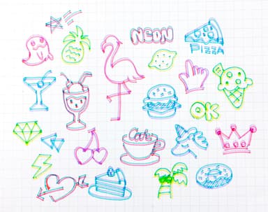 twiink ネオン風アートイメージ
