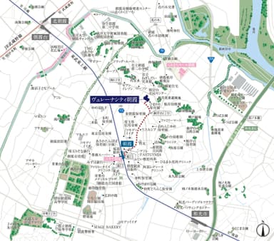 現地案内図
